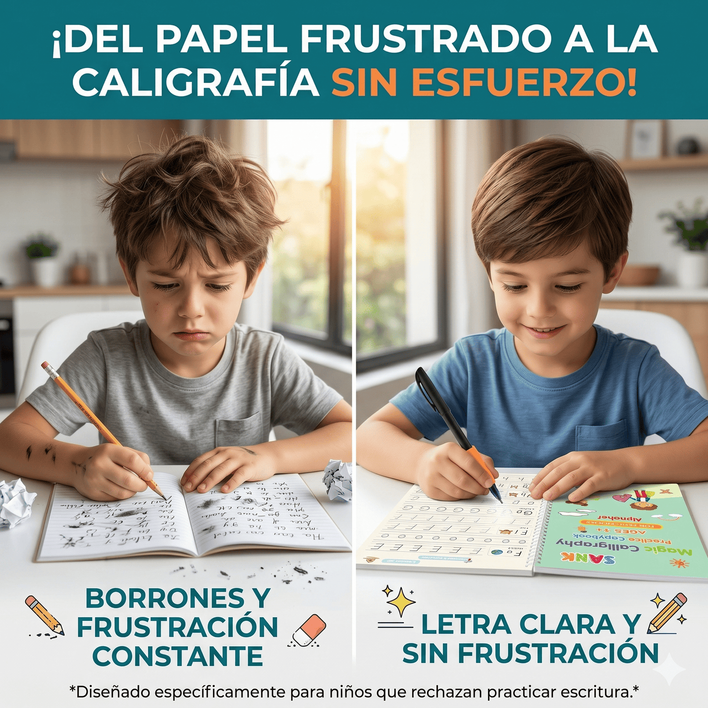 Magic Book® - Aprender a escribir sin frustrarse